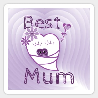 Best Mum (mom) Magnet